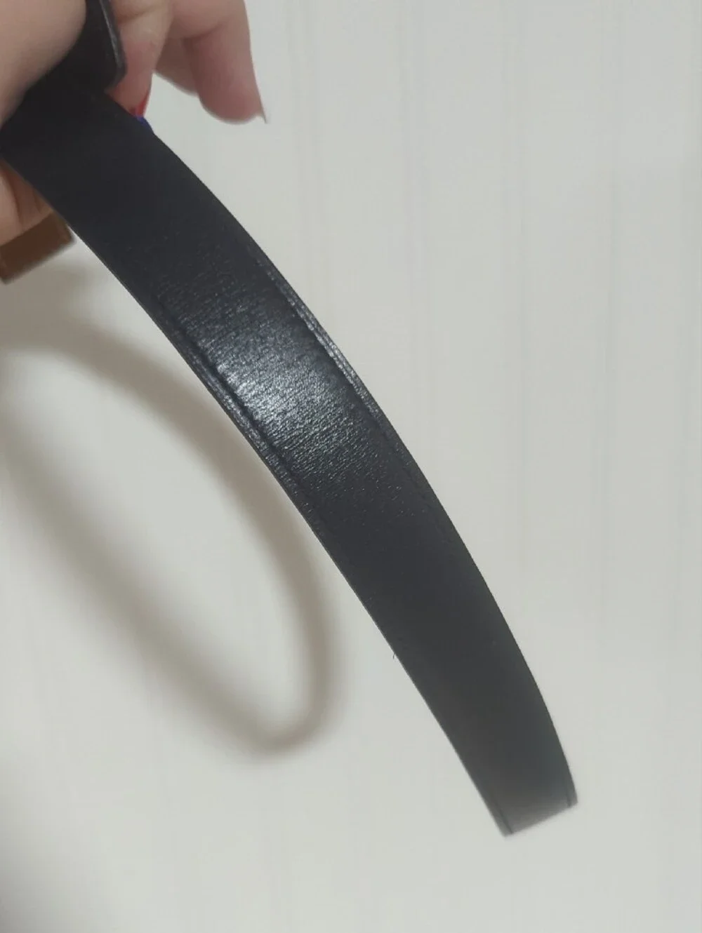 Hermes Black Leather Women's Belt